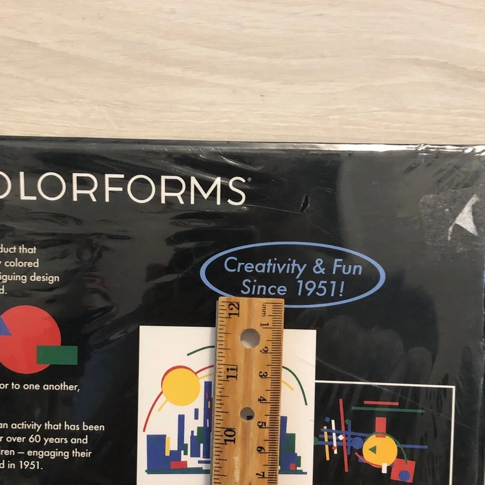 The Original Classic Colorforms Fun Retro Re-stickable Vinyl Design Toy Pls Read